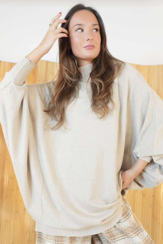 Maggie Batwing Knit Oatmeal